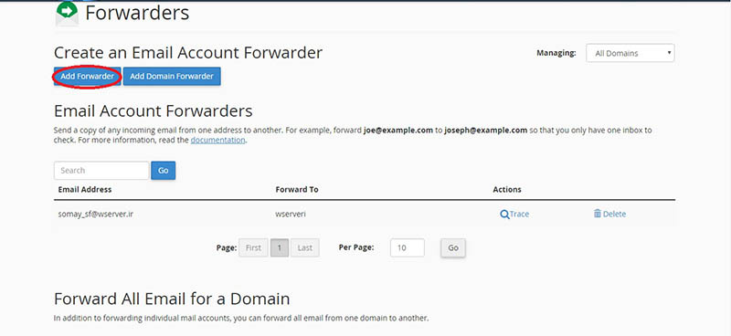 add forwarder